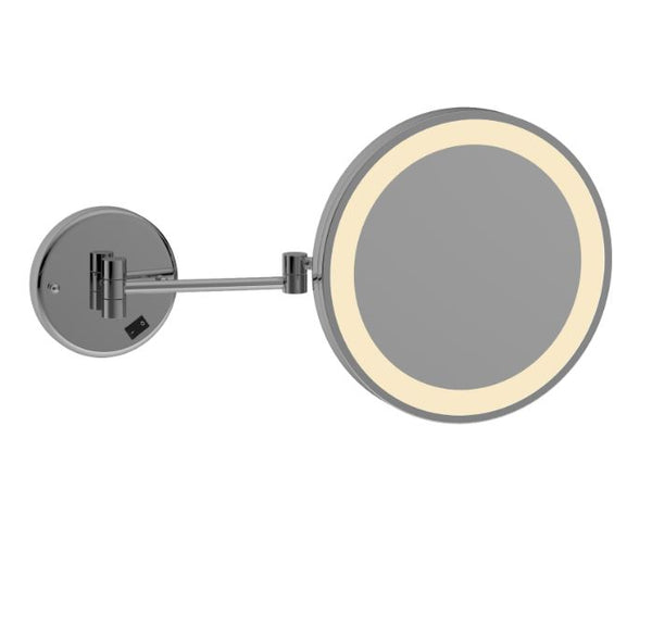 Chrome Wall Mounted Magnifying Mirror