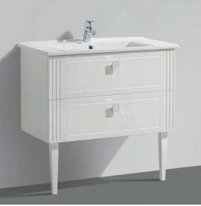 Atria De Luxe White Pattern Floorstanding Vanity - Bayside Bathroom