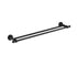 Abby Matte Black Double Towel Rail