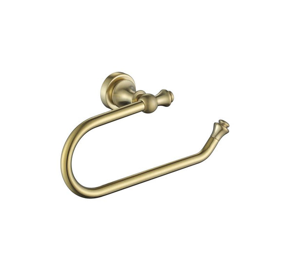Abby Brushed Brass Hand Towel Rail