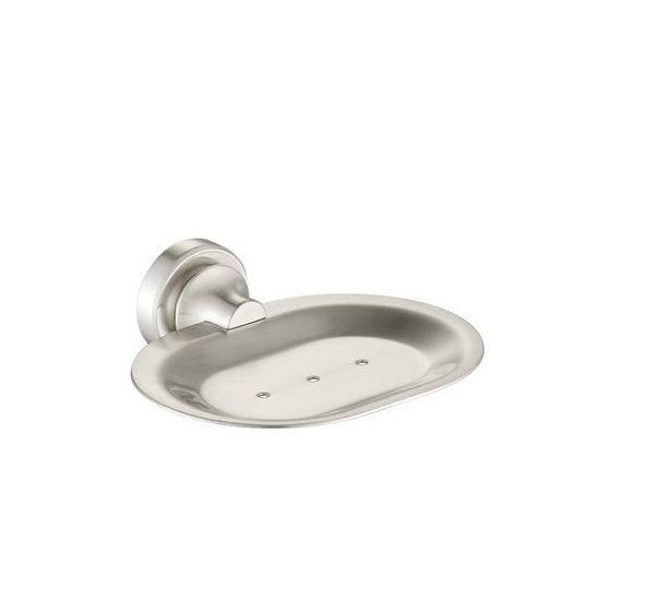 Abby Brushed Nickel Soap Dish