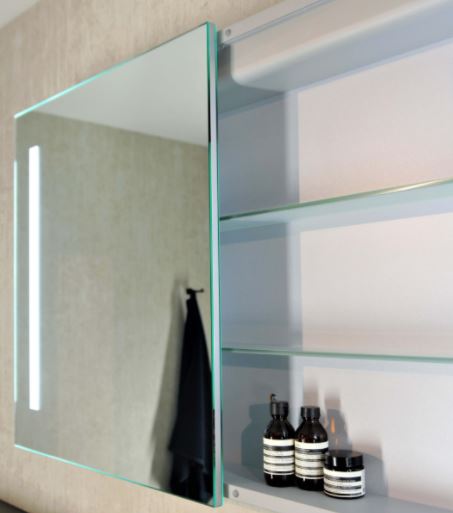 Remer Amber 900 LED mirror cabinet