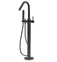 Round Mini Freestanding Bath Mixer - Matte Black