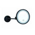 Black wall mounted magnifying mirror - Bayside Bathroom