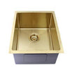 Brushed Gold 380 sink - Bayside Bathroom