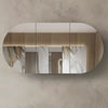 Chloe Curved 1500 Mirror Cabinet