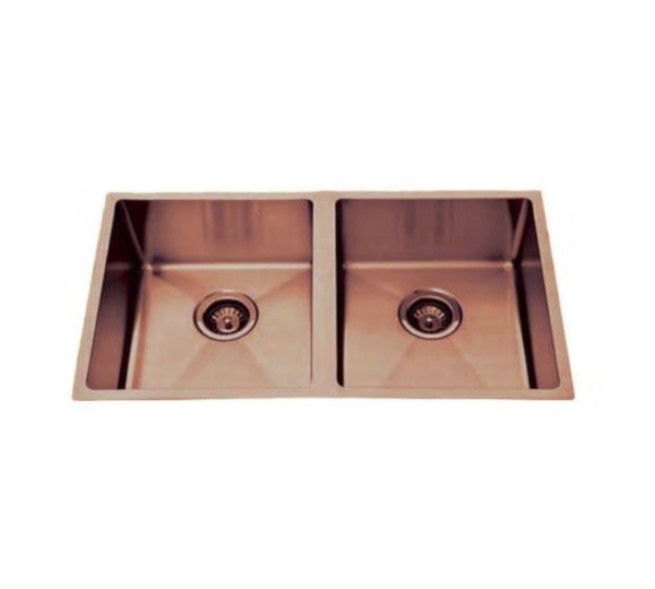 Copper Handmade Double Bowl Kitchen Sink