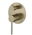 Round Mini Shower mixer Divertor - Brushed Bronze