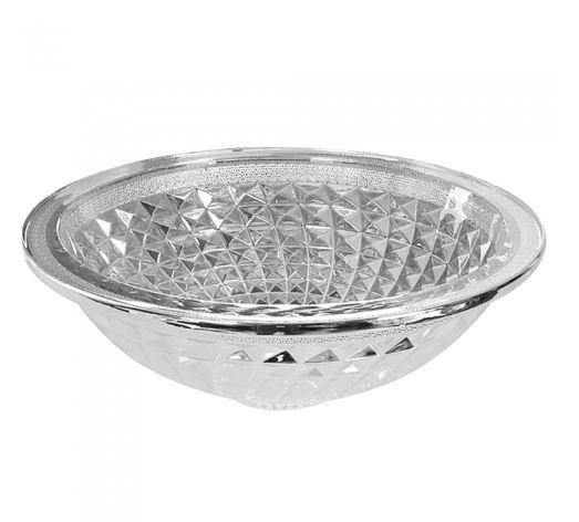 Diamond Glass Basin - Silver - Bayside Bathroom