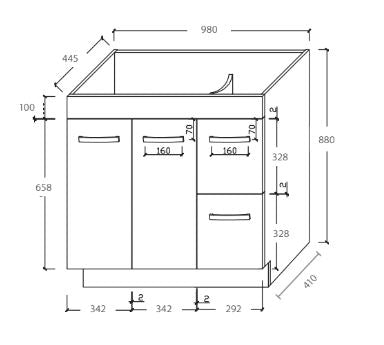 Elka 1000 Vanity