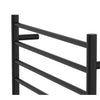 Rondo 900 x 750 Matte Black Heated Towel Ladder