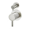 Meir Round Wall Mixer w/ Divertor- Brushed Nickel