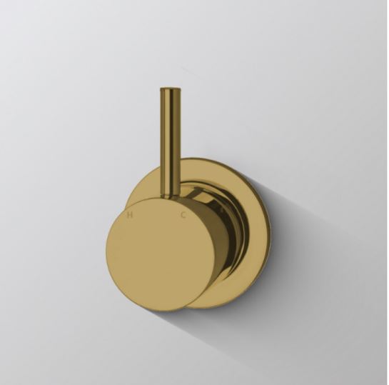 New York Wall Mixer- Brushed Brass