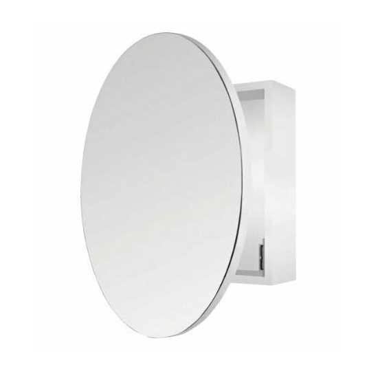 600mm Round mirror cabinet - Bayside Bathroom
