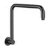 Round Gooseneck Shower Arm- Matte Black