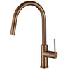 Round Mini Pull Out Kitchen Mixer- Brushed Copper
