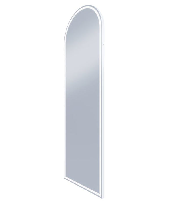 Remer 600 Matte White Great Great Arch LED Mirror